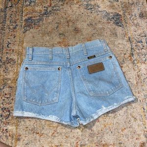 Vtg reworked wrangler shorts
